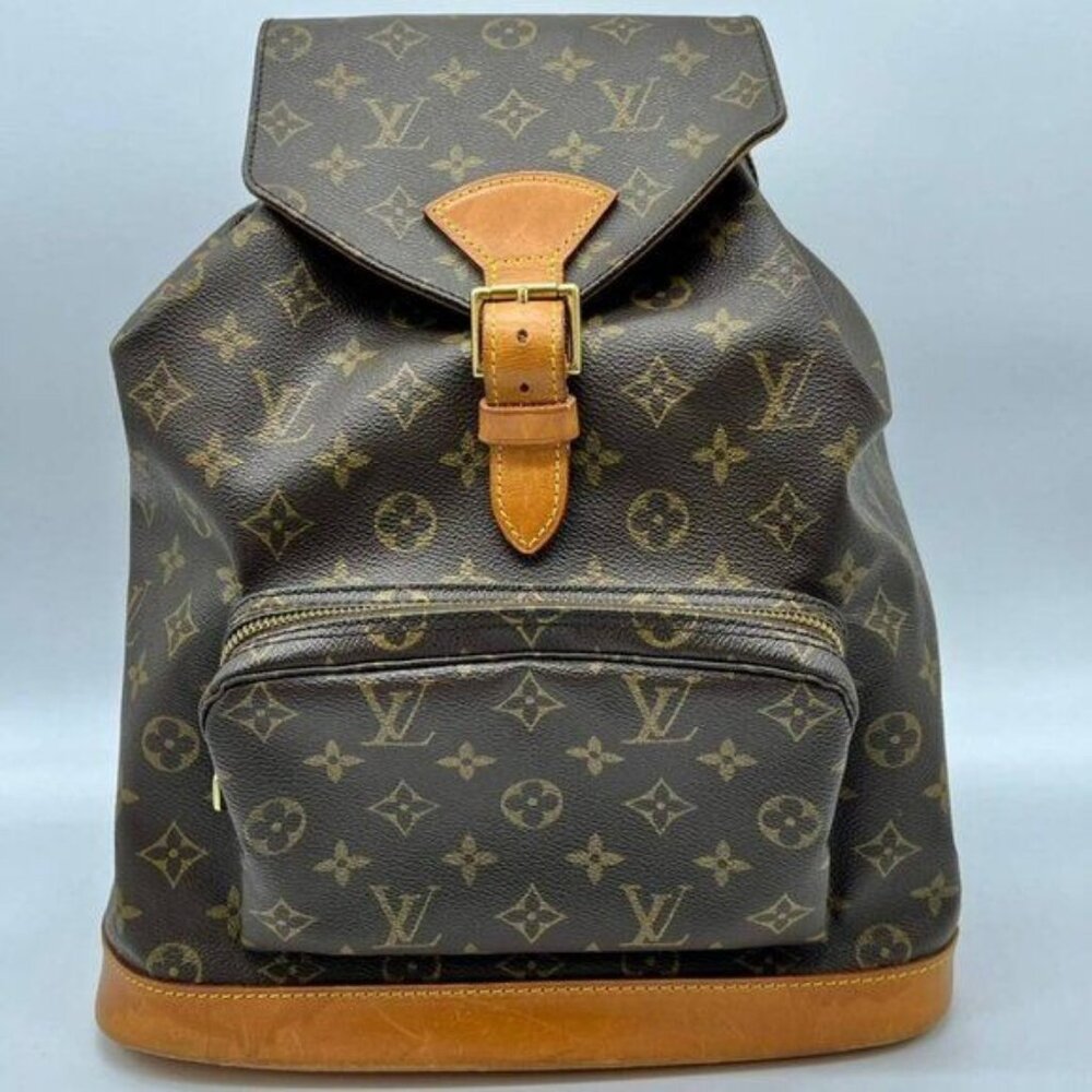 🔥EXTRA LARGE🔥 Authentic Louis Vuitton Monogram Montsouris GM Backpack Bag LV - Picture 2 of 15